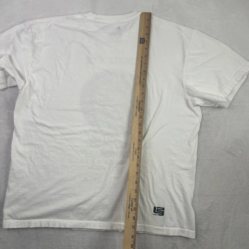 Nike Loose Fit Signature Series Lebron James White SS Graphic Shirt Men's XL